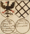 Wappen Jeanne de Humieres et ... de Challonne (Arbre)