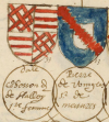 Wappen Pierre de Wingles & Marie de Gosson