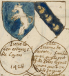 Wappen Pierre le Leu & Peronne de Sertain