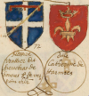 Wappen Catherine de Harmes & Wattier de Fierrebras