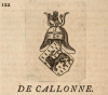 Wappen de Callonne (1775)