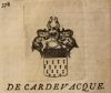 Wappen de Cardevacqe (1755)
