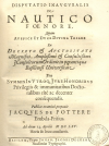 Disputatione Inauguralis von Jacques de Pottere (1665)